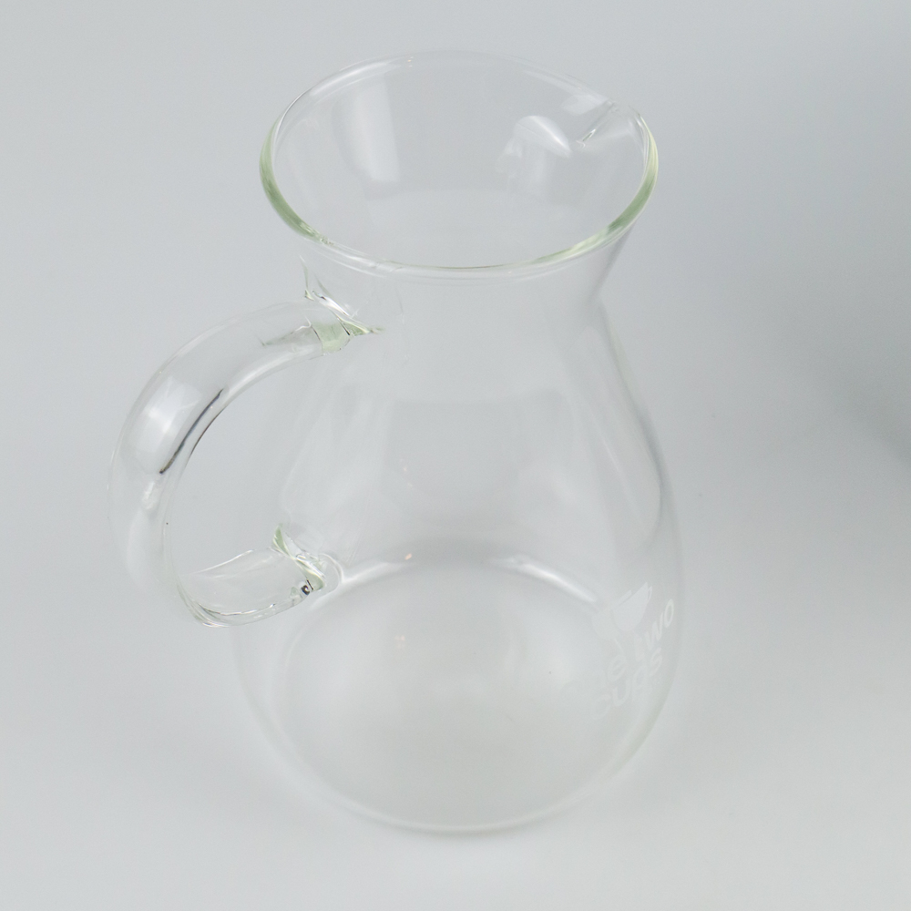 Gambar produk One Two Cups Coffee Maker Pot Teapot Kettle Teko Kopi Barista Glass 400ml - FT673