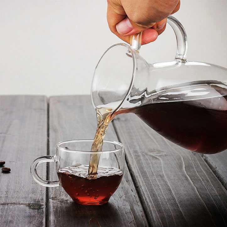 Gambar produk One Two Cups Coffee Maker Pot Teapot Kettle Teko Kopi Barista Glass 400ml - FT673