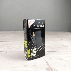 Firetric Kotak Rokok 10 20 Slot dengan Korek Elektrik USB Rechargeable - MG-1901 - Black - 9