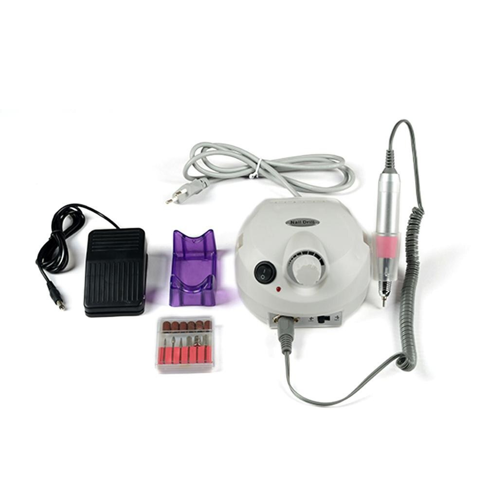 mtpure alat manicure pedicure kuku electric nail drill mill cutter machine 20000 rpm ym88 white jakartanotebook com