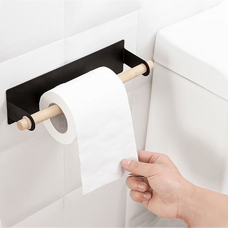 Gambar produk HOUSEEN Gantungan Tempat Tisu Toilet Handuk Serbaguna Model Roll - H25