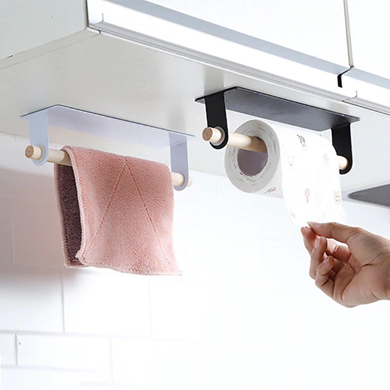 Gambar produk HOUSEEN Gantungan Tempat Tisu Toilet Handuk Serbaguna Model Roll - H25