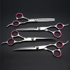 Yinghua Gunting Sasak Rambut Thinning Scissors Salon Barber - JFY-70 - Silver - 3