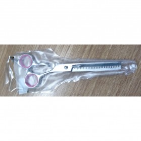 Yinghua Gunting Sasak Rambut Thinning Scissors Salon Barber - JFY-70 - Silver - 5
