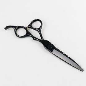 MrTiger Gunting Rambut Professional Barber Hairdressing Scissors 6 Inch 2 PCS - 440C - Black - 2