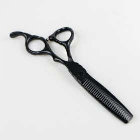 MrTiger Gunting Rambut Professional Barber Hairdressing Scissors 6 Inch 2 PCS - 440C - Black - 3
