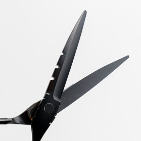 MrTiger Gunting Rambut Professional Barber Hairdressing Scissors 6 Inch 2 PCS - 440C - Black - 5
