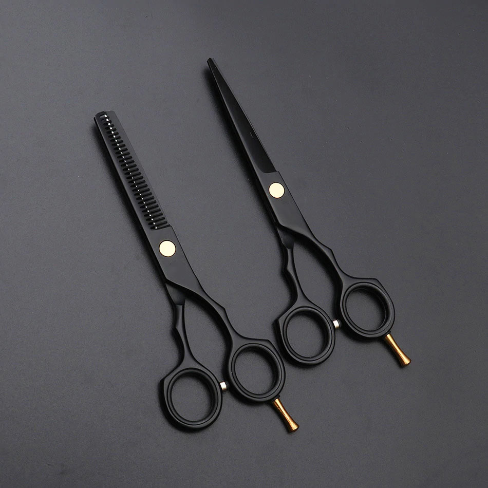 Gambar produk MrTiger Gunting Rambut Professional Barber Hairdressing Scissors 5.5 Inch 2 PCS with Razor Comb - 440C