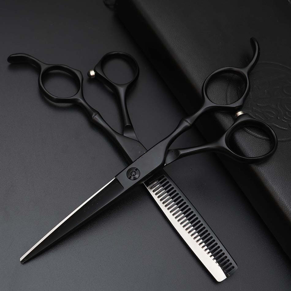 Gambar produk MrTiger Gunting Rambut Professional Barber Hairdressing Scissors 5.5 Inch 2 PCS with Razor Comb - 440C