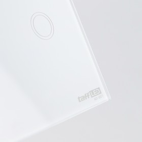 TaffLED Saklar Lampu Luxury Touch LED Light Panel 2 Switch - AO-001 - White - 7