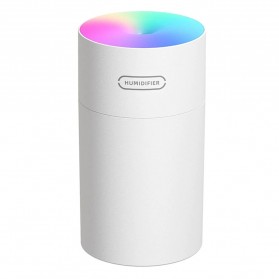 Kesoto Air Humidifier Mobil Aromatherapy Oil Diffuser LED Light 270ml - DQ108 - White