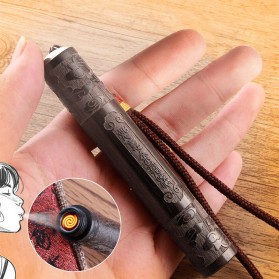 Xianglong Korek Api Elektrik Heating Coil USB Engraving Lighter - DY1439 - Brown - 2