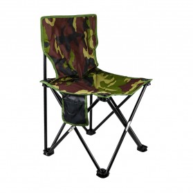 TaffSPORT Kursi Lipat Portable Memancing Outdoor Camping Fishing Chair 39x39x65CM - AAN147 - Camouflage