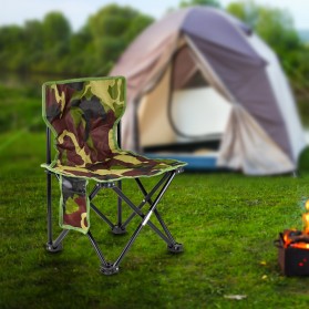 TaffSPORT Kursi Lipat Portable Memancing Outdoor Camping Fishing Chair 33x33x53CM - AAN147 - Camouflage