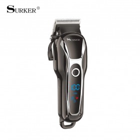 SURKER Alat Cukur Elektrik Hair Clipper Trimmer Cordless Rechargeable - SK-805 - Black