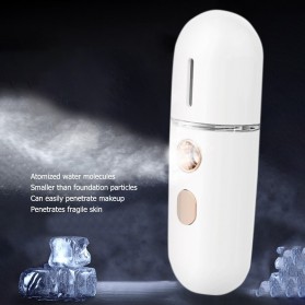 Alloet Steamer Wajah Nano Sprayer Facial Moisturizer Skin Care Tools - AT03 - White - 3