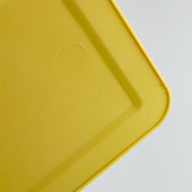 TaffHOME Kotak Tisu Kayu Tissue Box dengan Holder Smartphone - ZJ008 - Yellow - 4