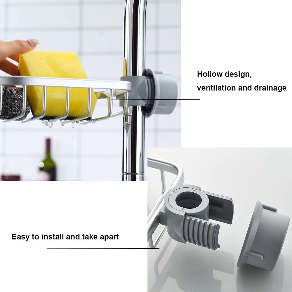 Gambar produk FALANGSHI Rak Kamar Mandi Bathroom Organizer Rack Shower Hook - WB8007