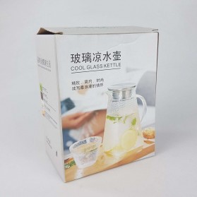 Kashi Teko Air Kettle Jar Heat Resistant Borosilicate Glass 1200ml - KS001 - Transparent - 9