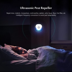 KKMOON Pengusir Nyamuk Ultrasonic Mosquito Repellent - LB03 - White - 5