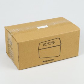 TaffHOME Kotak Tisu Kayu Nordic Minimalist Tissue Box Size Large - ZJ011 - Gray - 9