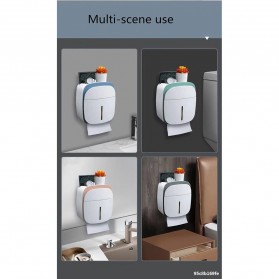 Xuanxuan Kotak Tisu Tissue Storage Toilet Paper Box Dispenser - E1805 - Gray - 5