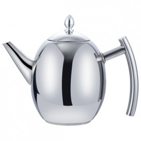 Kashi Kettle Teko Air Teh Kopi Water Kettle Teapot 1.5 Liter with Filter - HS4050 - Silver