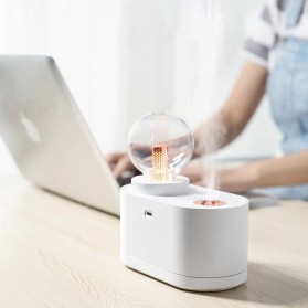 OLOEY  Air Humidifier Rechargeable Diffuser Portable LED 350ml - H08 - White - 8