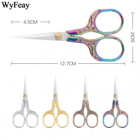 WyFeay Gunting Stainless Steel Vintage Scissors Design - 5035 - Silver - 7