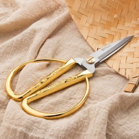Yongdali Gunting Jahit Kain Fabric Cutter Scissors 5 Inch - K42 - Golden - 5