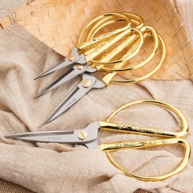 Yongdali Gunting Jahit Kain Fabric Cutter Scissors 5 Inch - K42 - Golden - 6