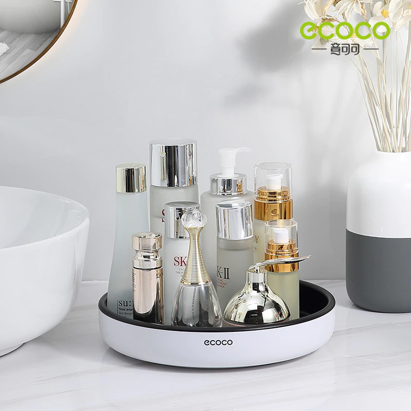 Gambar produk Ecoco Rak Botol Tempat Bumbu Dapur Kitchen Storage Model Putar Size Large - E2022