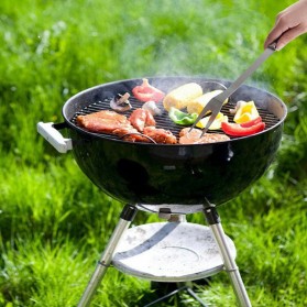 GLANYOMI Set Alat Masak BBQ Barbecue Grilling Tools Utensil 20 PCS - KT398 - Black - 7