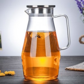 One Two Cups Teko Pitcher Teh Chinese Teapot Maker Borosilicate Glass 1.6L - SL330 - Transparent - 3