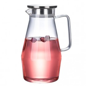 One Two Cups Teko Pitcher Teh Chinese Teapot Maker Borosilicate Glass 1.6L - SL330 - Transparent - 6