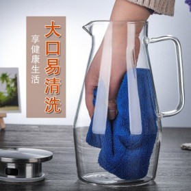One Two Cups Teko Pitcher Teh Chinese Teapot Maker Borosilicate Glass 1.6L - SL330 - Transparent - 10