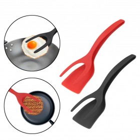 HILIFE Spatula 2 in 1 Frying Egg Flip Shovel Alat Masak Goreng Dapur - 23491 - Black - 2