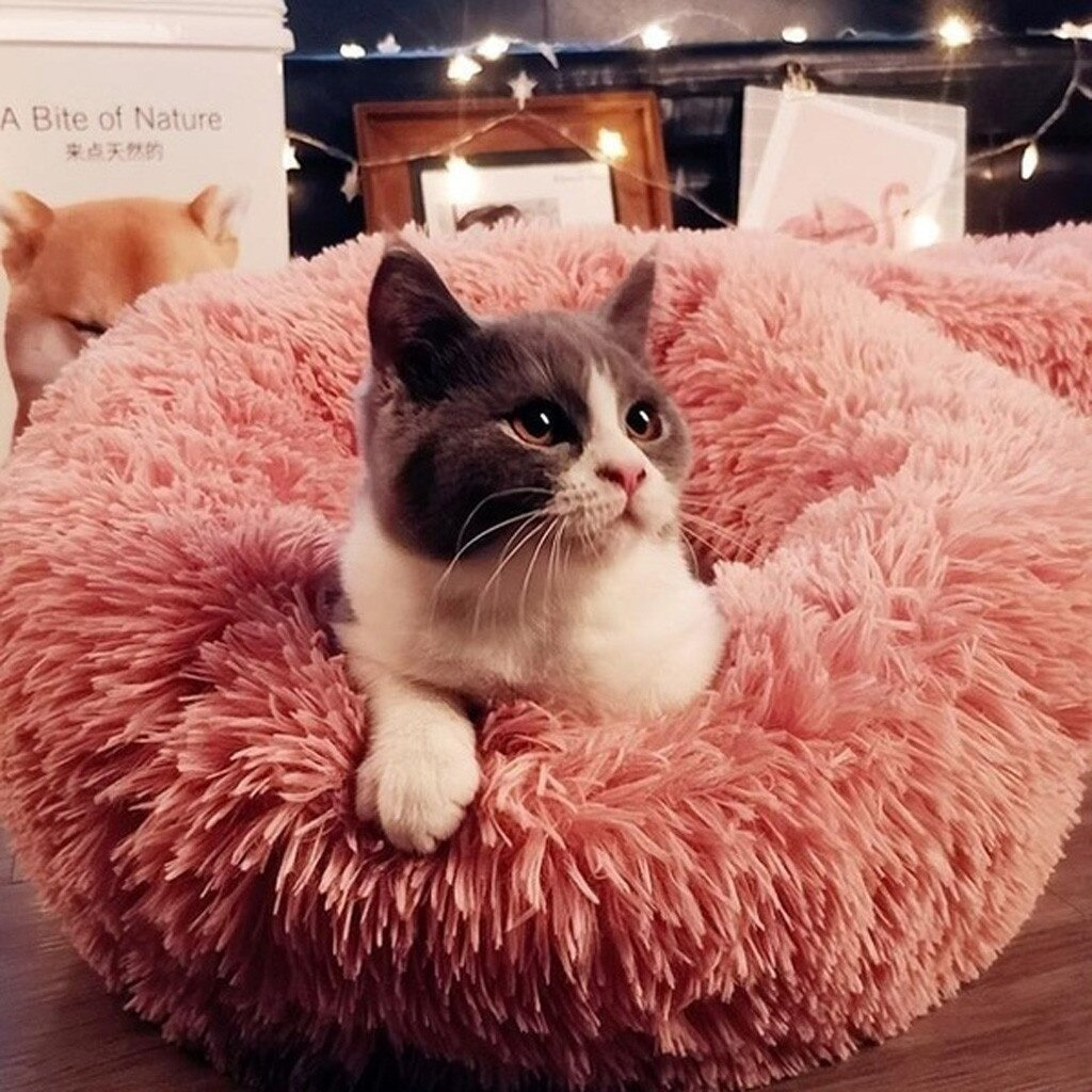 Gambar produk Hachikitty Karpet Matras Hewan Peliharaan Kucing Cat Plush Kennel 60 cm - CFB34