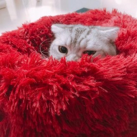 Hachikitty Karpet Matras Hewan Peliharaan Kucing Cat Plush Kennel 50 cm - CFB34 - Gray - 6