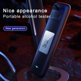 SUSISUN Digital Alcohol Tester Breathalyzer Portable Uji Kadar Alcohol Tubuh - AD6 - Black - 8