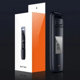 SUSISUN Digital Alcohol Tester Breathalyzer Portable Uji Kadar Alcohol Tubuh - AD6 - Black - 9