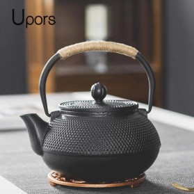 Upors Teko Pitcher Teh Japanese Chinese Teapot Maker Iron 1.2L - JJ0008 - Black