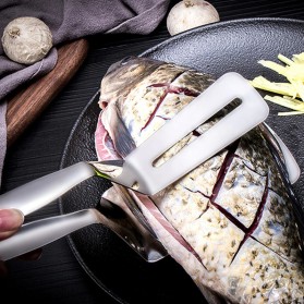 HILIFE Spatula Tong Frying Fried Steak Fish Shovel Alat Masak Goreng Dapur - H2350 - Silver - 3