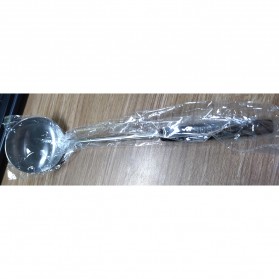 HAIMAITONG Alat Masak Dapur Stainless Steel Model Soup Spoon 29.7CM - HTG001 - Silver - 8