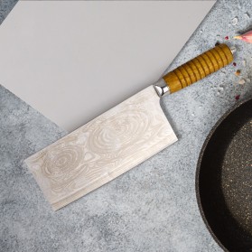 HTCO Pisau Daging Kitchen Cleaver Knife Stainless Steel 5Cr13 - S603 - Silver