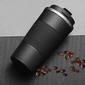 BYS Botol Minum Tumbler Thermos  Stainless Steel 380ml - IT-51 - Black