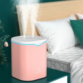 PDQ Humidifier Aromatherapy Oil Diffuser Double Spray 2000ml - H2000 - Pink