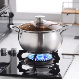 LMETJMA Panci Masak Cookware Soup Stockpot With Lid Handle - LTJ301 - Silver