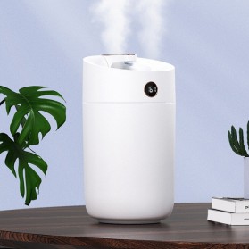 HEAOYE Air Humidifier Aromatherapy Oil Diffuser Double Spray 3L - X12 - White - 1