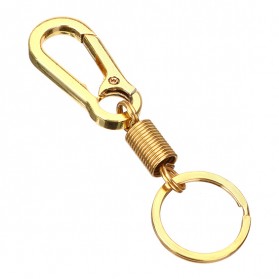 Ourpgone Quickrelease Carabiner with Keychain Per Spring - 18039 - Golden